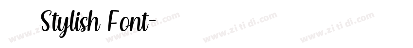 获取 Stylish Font字体转换